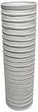 Design Toscano Ouray 16-Inch Hand-Crafted Glass Vase, Large, White