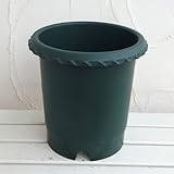 バラ鉢10号（ダークグリーン） 4個セット[プラ鉢 英国王立園芸協会日本支部推奨] ノーブランド品