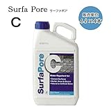 超撥水＆保護 コンクリート・モルタル・塗り壁材・レンガ・化粧ブロック・天然石 サーファポアＣ ４リットル ４本/1セット単位 カビ・凍結による割れ・白華現象の防止に