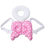ベビー 赤ちゃん 頭 保護 ベビー用ヘッドガードクッション ヘルメット セーフティー リュック 安全 室内 天使の羽 Barsado(ピンク）