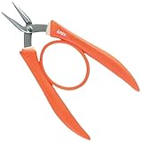 アネックス(ANEX) ステンレス製 精密ラバーグリップヤットコ 片丸タイプ 160mm No.255
