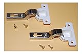 2 Mini Euro 26 mmインセットConcealedセルフ閉じるヒンジ:キッチン食器棚ワードローブ