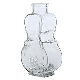 Perfk ガラス花瓶　フラワーベース　乾燥した花　リビングルーム装飾　置物　結婚式装飾　インテリア　プレゼント　透明　全4種 - バイオリン