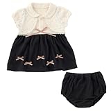 (チャックル) chuckle *ティノティノ*ボレロ風ワンピース&ブルマセット ブラック 90cm P3162-90-01