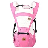 ベビーゴー　抱っこひも　リュック式　オールシーズン　通気性よく　抱っこ紐　おんぶ　欧米大流行　802ピンク
