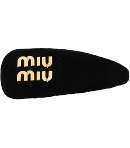 Amazon.co.jp: (ミュウミュウ)MIU MIU エナメルメタル ヘアクリップ