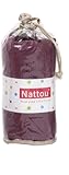 nattou ナトゥー コットン100% マルチブランケット 100×75cm (パープル)