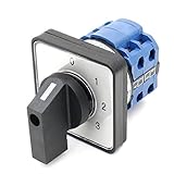 Baomain Singleオフ4 Postions Changeoverコントロールロータリーカムスイッチ20 A