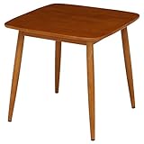 不二貿易 ダイニングテーブル クラム 75×75cm ブラウン 97115