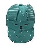 (よキーよ)Yokeeyo ベビー 帽子 野球帽 つば広 ドット柄 モンスター柄 ベースボールキャップ 赤ちゃん キッズ 女の子 男の子 男女児 紫外線 UVカット 日よけ 日焼け止め ユニセックス 