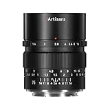 7artisans MF 75mm F1.4 Eマウント レンズ フルサイズ 単焦点レンズ (国内正規品・メーカー2年保証付) マニュアルフォーカス 中望遠レンズ 大口径 ボケ描写 α7IV α7C α7III対応 夜間ポートレート 街スナップ シネマ風動画に最適 七工匠