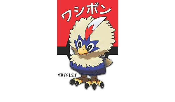 Amazon Rufflet ワシボン Pokemon Lined Journal Notebook Legends Lickitung Video Games