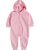 [Vaenait Baby]女の子ベビー服長袖フード付きロンパースジャンプスーツカバーオール長袖ボディスーツ Pink Star L