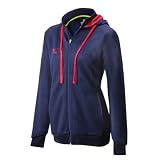 Mizuno Pro Full Zip Hoody Navy/Red Medium [並行輸入品]