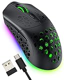 ゲーミングマウス 有線 無線 両対応 Black Shark ワイヤレス マウス 充電式 軽量 ゲームマウス 有線 取り外し可能 6ボタン