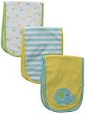 Gerber ユニセックス新生児用 3 枚組 テリーげっぷ布 カラー: グレー