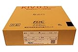 FDC(フジクラ・ダイヤケーブル) 電気機器用ビニル絶縁電線 KIV KIV 0.5SQ 黒 200m