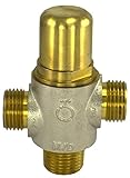 真鍮温度調節Divertingバルブ熱の給湯器ソーラーシステムでダンプ 1/2" NPS Divert050