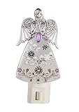 Ganzパープル赤と緑Inlay Loving Angel Night Light – by