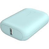 MOTTERU (モッテル) モバイルバッテリー 大容量 10,000mAh パウダーブルー MOT-MB10001-BL
