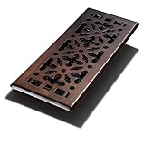 Decor Grates AGH412-RB 4-Inch by 12-Inch Gothic Bronze Steel Floor Register [並行輸入品]