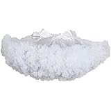 WIN　チュチュ スカート TUTU　大人気 ボリュームチュチュ コスチューム 発表会 ふわふわ　結婚式 TUTU ボリューム コスチューム 舞台衣装 チュチュ 発表会 ダンス (S, ホワイト)