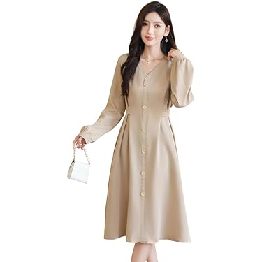 種類12：グレー/5XL 学生風 ツイード ワンピース フレアワンピース