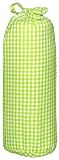 Taftan Checks 3mm Fitted Sheet 70 x 140cm (Small, Lime) by Taftan
