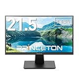プリンストン モニター 21.5型 (フルHD 1920×1080/HDMI･VGA･DVI･DisplayPort端子各1/ブルーライト･ちらつき軽減/広視野角/スピーカー内蔵) ブラック PTFBFH-22W