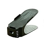 Magical Home多彩な一体式鞋架 創意プラスチック鞋架 立体式収納鞋架 家居用品 (ブラック)