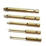 人気の 5 サイズスチールカーバイドガラス電源電動ステップ CEN_DRIL_55 用ドリルビットセットコーティング