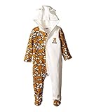 [モスキーノ] Moschino Kids ガールズ Teddy Bear Print Hooded Footie (Infant) ワンピース White Brown 6-12 Months [並行