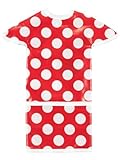 AM PM Kids! Toddler Laminated Bib, Red Dots by AM PM Kids! [並行輸入品]