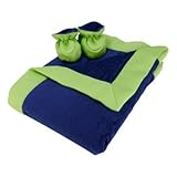 Luxe Blanket and Booties Gift Set by Trend Lab [並行輸入品]
