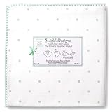 (スワドルデザインズ)Swaddle Designs ベビー アルティメット ブランケット おくるみ 15.シークリスタル【L.Dots】