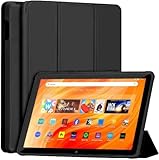 amazon fire hd 10 カバー ケース 2023 Fire HD 10 13世代 保護 カバー 三つ折りスタンド 軽薄 軽量 オートスリープ機能対応 耐衝撃 対応 fire hd 10 カバー ブラック