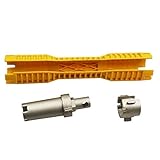 KESOTO 配管工具　シンクレンチ　パイプレンチ　キッチン 浴室　蛇口 シンク 設置用　 - 黄