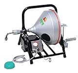 カンツール ワイヤー式排水管清掃器 電動フレキシロッダーFRE+ワイヤー8㎜×20m FRE-6