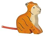 Holztiger Little Tiger Sitting Toy Figure [並行輸入品]