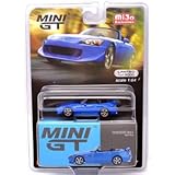 MINI GT 1:64スケール MiJo 限定 - ホンダ S2000 (AP2) タイプS (アペックスブルー) 右ハンドル