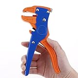 Hilitchi New/Durable 2 in 1 Adjustable Automatic Cable Wire Stripper with Cutter/Bend Nose Bolt Clip