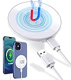 【2021最新版】ワイヤレス充電器 急速 磁気充電器 無線 置くだけ充電 ワイヤレスチャージャー コンパクト マグネット式 iPhone12