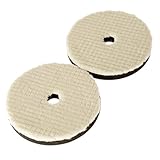 2枚入り ポリッシャー用 ウールパッド バフ研磨 研磨パッド 紋状 細目 150mm