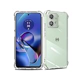 対応 Motorola Moto G64 5G/G64Y 5G/G54 Power 用 ケース 『四隅がエアクッション構造』薄型 柔軟TPU 耐衝撃 傷つけ防止 カメラ保護 防指紋 取り付け簡単 透明シェル ンプロテクター