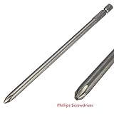 6インチ150 mmドライバービット1 / 4インチ六角シャンクドライバービット