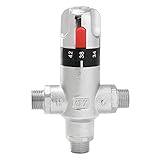 zilzolハイフローG1 / 2インチサーモスタットバルブドゥシェキットシャワーブレンドミキシングバルブ