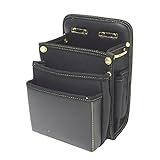 WorkMaster(ワークマスター) BlackLeather(ブラックレザー) 3段電工袋 WM-BL120