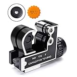 ミニチューブカッター、KIPTOP 3-28mm PVCパイプチューブカッタースライス アルミ...