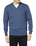 [Amazon Essentials] セーター Vネック メンズ ヘザーブルー M