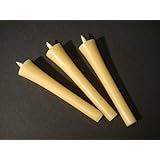 小池ろうそく店 蜜蝋100％和ろうそく 3本 純国産 新潟県原料使用 みつろう ミツロウ